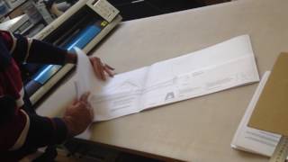 How to fold A1 plans to A4 for Binding [upl. by Eryn]