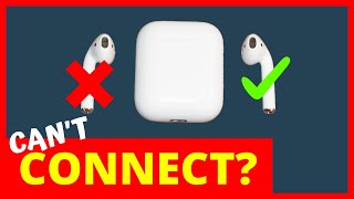 AirPod Not Connecting QUICK amp EASY FIX  Handy Hudsonite [upl. by Hanover717]