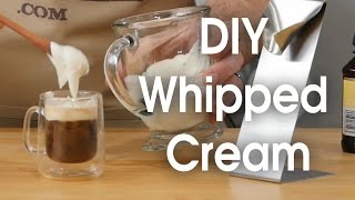 DIY whipped cream in 60 seconds [upl. by Flanagan]