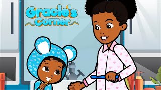 The Toothbrushing Song  Gracie’s Corner  Nursery Rhymes  Kids Songs [upl. by Scevo962]