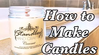 How to make scented candles  Candle making basics 101 [upl. by Tony]