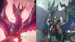 The Dhampir Dragon Malzeno Lore [upl. by Willms]