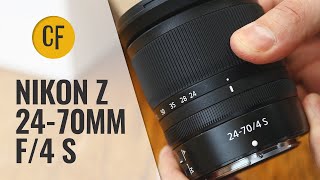 Nikkor Z 2470mm f4 S lens review with samples [upl. by Gipson]