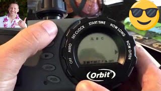 How to program an Orbit sprinkler timer [upl. by Sudnac]