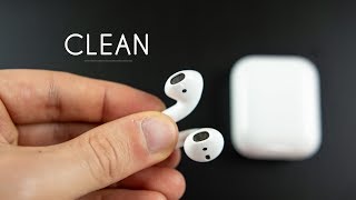 Best Way to CLEAN AirPods amp Fix Volume Issues [upl. by Korella749]