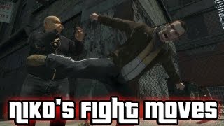 Nikos Fight Moves GTA IV [upl. by Harras775]