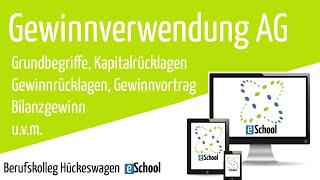 Gewinnverwendung einer AG  Kapitalrücklagen Gewinnrücklagen Gewinnvortrag Bilanzgewinn [upl. by Legyn]