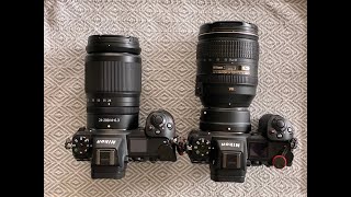 Nikon Z 24200mm Lens Review amp Comparison with 24120 VR Nikkor [upl. by Adnaerb]