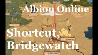 Albion Online  Caerleon to Bridgewatch fast almost safely [upl. by Yecnay]