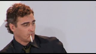 Joaquin Phoenix And Smoking 🚬🚭 [upl. by Suilmann]