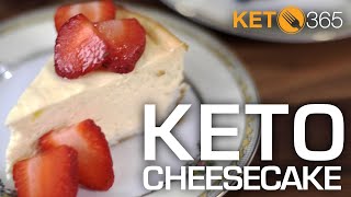 How to make keto Cheesecake Recipe  KETO 365  monkfruit cheese cake keto ketodiet [upl. by Treharne]