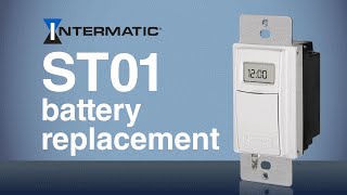 ST01 Programmable Timer Battery Replacement [upl. by Eciened540]