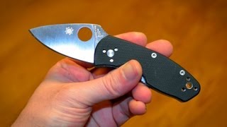 Spyderco Ambitious Knife Review a Great Lightweight EDC Blade [upl. by Atinram]