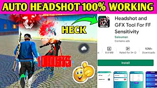 HEADSHOT AND GFX TOOL FOR FREE FIRE MAX  GFX TOOL FOR FREE FIRE MAX  HEADSHOT  HEADSHOT [upl. by Airamesor]