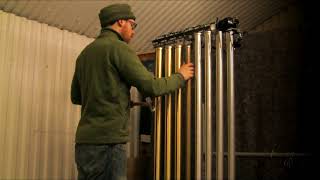 Bass chimes  tubular bells in 2quot Brass by Matt Nolan Custom [upl. by Aloek]