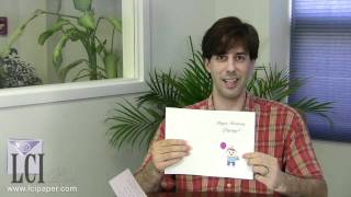 How to Print Half Fold Greeting Cards at Home [upl. by Valle463]