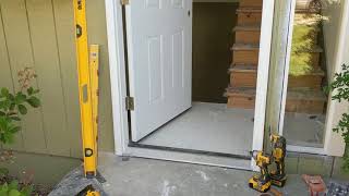 Jeld Wen Front Door Installation  Really crappy products and craftsmanship PART 1 [upl. by Lovett600]