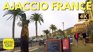 Ajaccio Capital of Corsica  French Island  City Travel Guide  4K Walking Tour [upl. by Anitahs867]