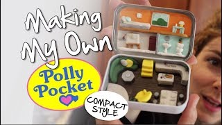 Making my Own POLLY POCKET  Compact Version [upl. by Doble]