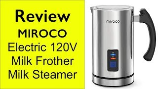 Review Miroco Milk Frother  How to make froth milk at home [upl. by Elocn]