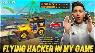 I Meet Flying Hacker In Free Fire😱  Diamond Hack 💎 Wall Hack  Headshot Hack  Garena Free Fire [upl. by Oizirbaf]