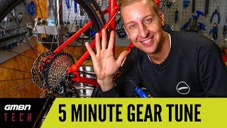 5 Minute Gear Adjust  How To Set Up Your Mountain Bike Gears Correctly [upl. by Riess643]