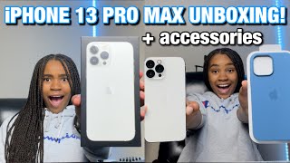 iPHONE 13 PRO MAX UNBOXING  ACCESSORIES [upl. by Sidwel]