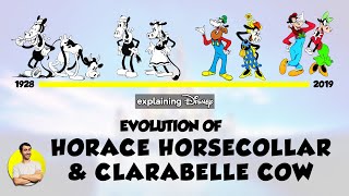 Evolution of HORACE HORSECOLLAR amp CLARABELLE COW  91 Years Explained  CARTOON EVOLUTION [upl. by Yeruoc]