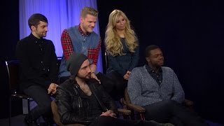 Pentatonix members name their favorite things [upl. by Olmstead]