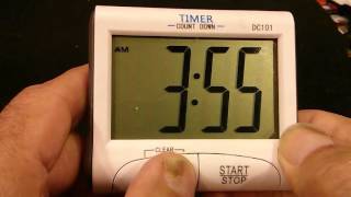 DC101 Timer Clock Adjustment [upl. by Esma]