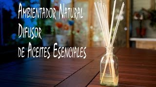 Ambientador Natural Difusor de Aceites Esenciales [upl. by Arammahs]