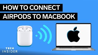 How To Connect AirPods To A Macbook [upl. by Idnarb772]