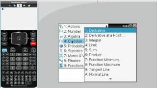 Calculating Integrals TInSpire CX CAS [upl. by Duwad]