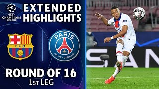 Barcelona vs Paris SaintGermain Extended Highlights  UCL on CBS Sports [upl. by Yoc]