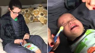 How to Brush Infants and Toddlers Teeth [upl. by Yaral]