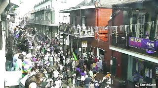 EarthCam Live Mardi Gras in New Orleans [upl. by Drusy182]