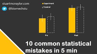 Ten Statistical Mistakes in 5 Min [upl. by Cadell813]