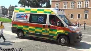 16x Ambulanza SEA Roma [upl. by Dawaj706]