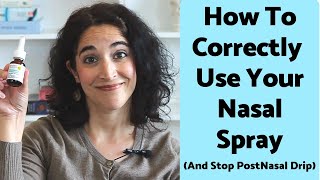 How to Use a Prescription Nasal Spray [upl. by Ahsiam]