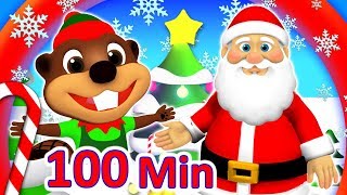 Jingle Bells Christmas Carols amp Xmas Songs Collection for Kids Children  Learn ABCs amp Colors Rhymes [upl. by Anastasie]