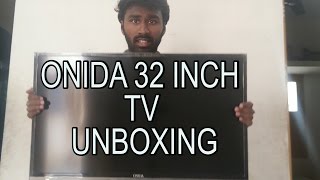 ONIDA TV 32 inch  Unboxing தமிழில் [upl. by Arracat833]