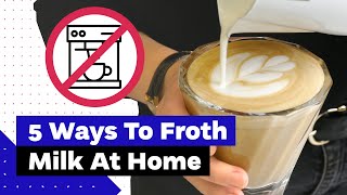 How To Froth Milk At Home Best Milk Frothers Review [upl. by Karlow554]