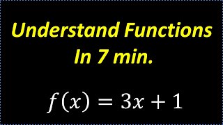 Learn Functions – Understand In 7 Minutes [upl. by Sorel]