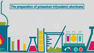 The preparation of potassium trioxalato aluminate [upl. by Ahsatsana]