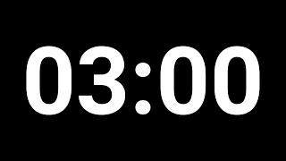 Just 3 Minute Countdown Timer for Slide Keynote Powerpoint [upl. by Vinay]