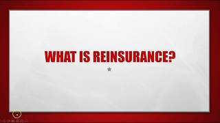 What is Reinsurance  Insurance exam [upl. by Annuahs]