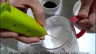 How To Make Latte Art with Mini Milk Frother [upl. by Ramin]