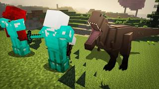 Surviving Dinosaurs in Minecraft [upl. by Asssilem153]