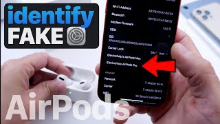 How to identify FAKE AirPods [upl. by Lilithe682]