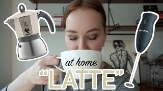 HOW TO MAKE A quotLATTEquot AT HOME moka pot  frother [upl. by Iaras]